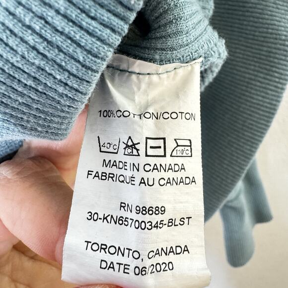 Champion + Todd Snyder Sweatshirt Size Medium Bluestone Crewneck Luxury Preppy - Picture 3 of 10